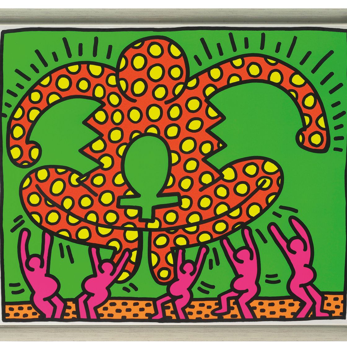 Keith Haring — Одна тарелка, из: The Fertility Suite, изображение 2