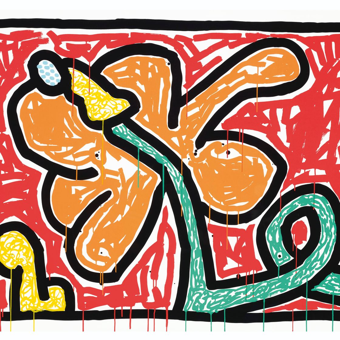 Keith Haring — Цветков 5, из цветков 1-5