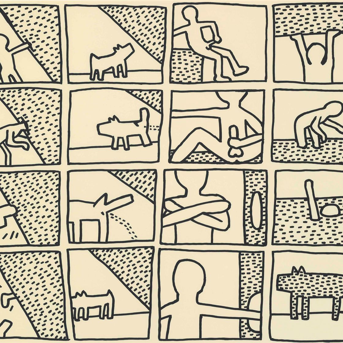 Keith Haring — Основные чертежи: одна пластина