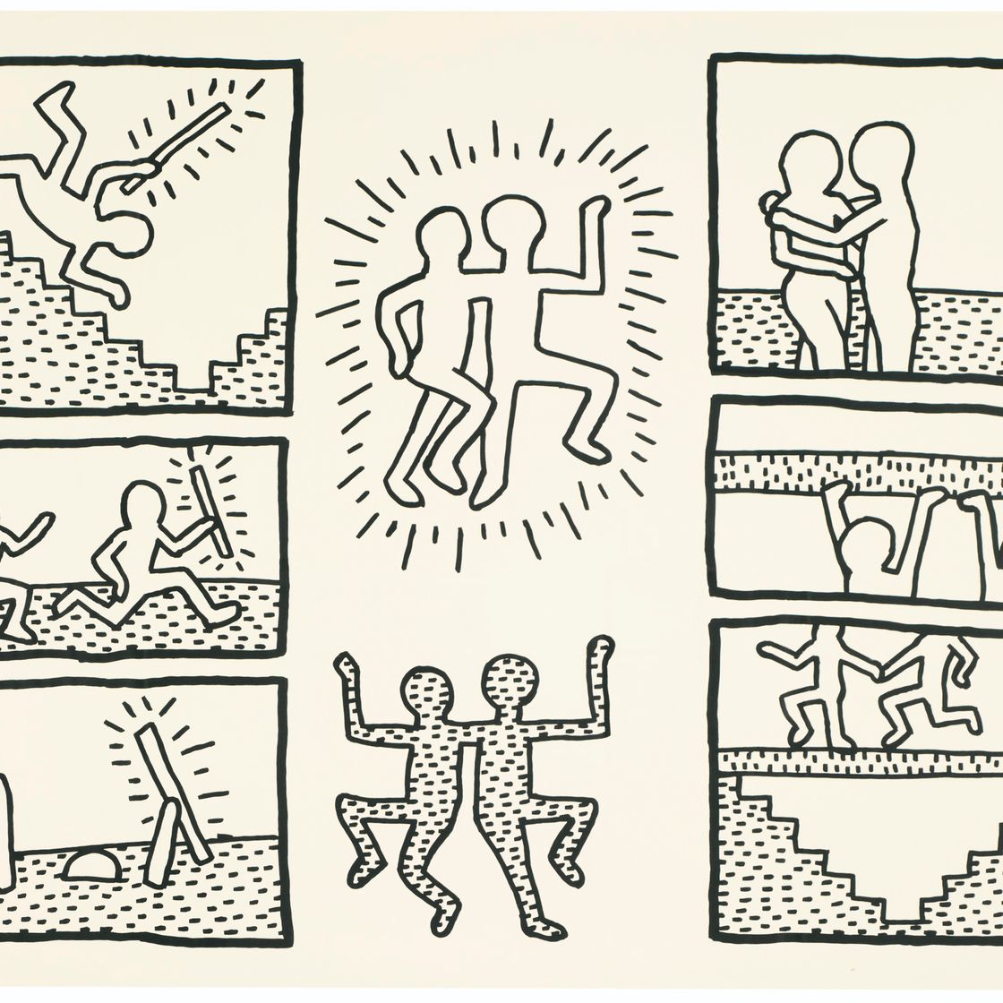 Keith Haring — Без названия , по чертежам Проекта