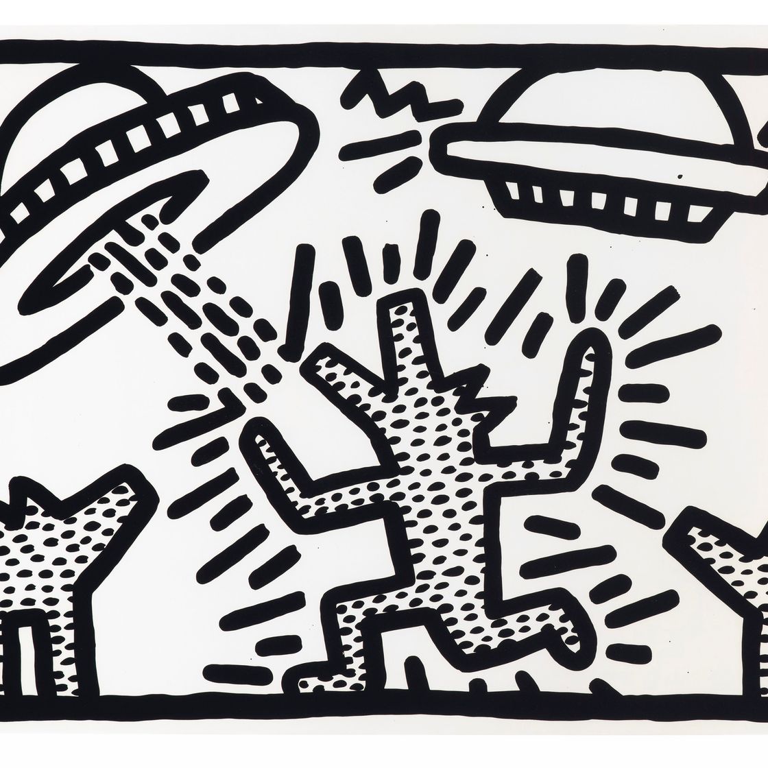 Keith Haring — Без названия : одна тарелка