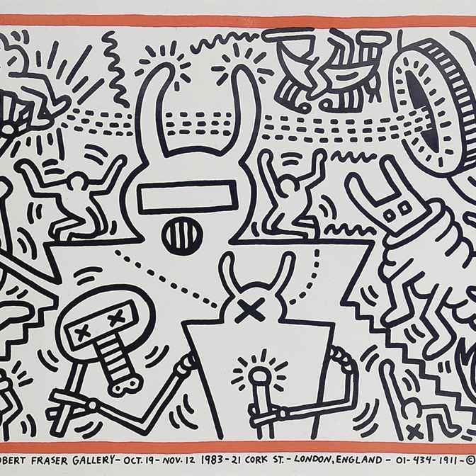 Keith Haring — Кит Харинг в галерее Роберта Фрейзера, 19 октября-12 ноября 1981