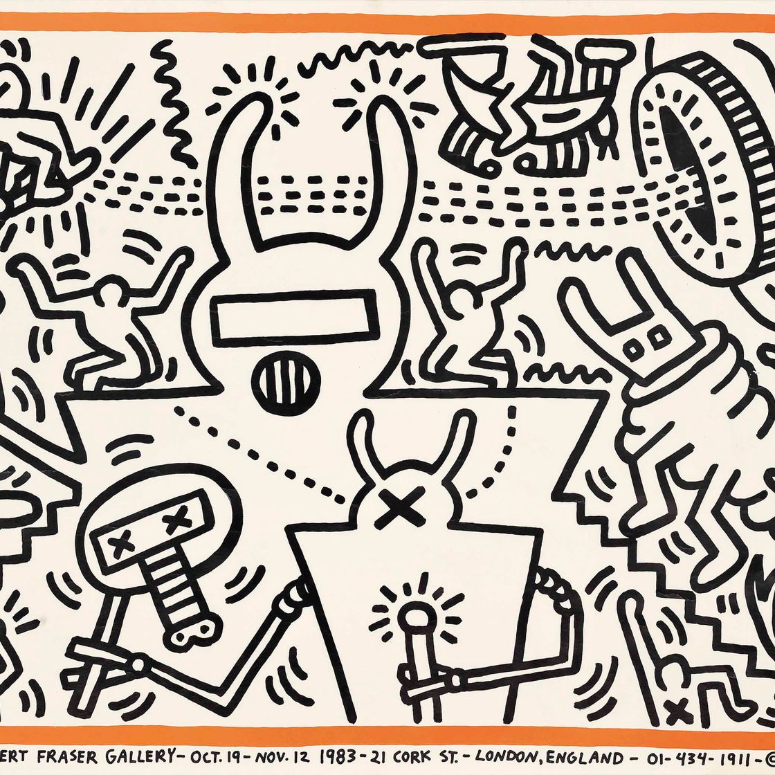 Keith Haring — Кит Харинг в галерее Роберта Фрейзера, 19 октября-12 ноября 1981