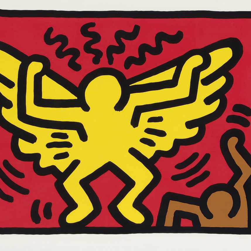 Keith Haring — Pop Shop IV: одна тарелка
