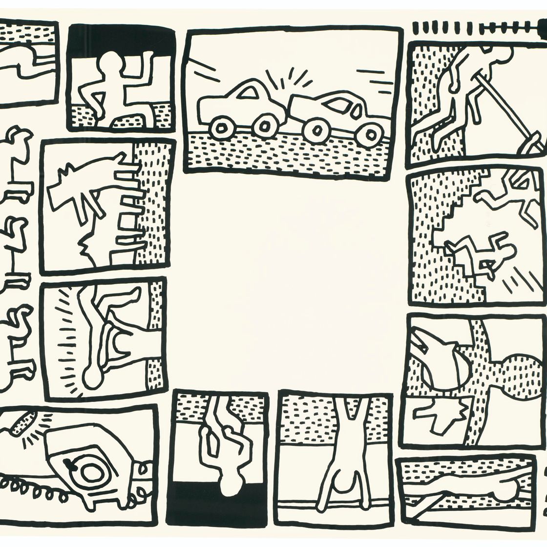 Keith Haring — Без названия , по чертежам Проекта