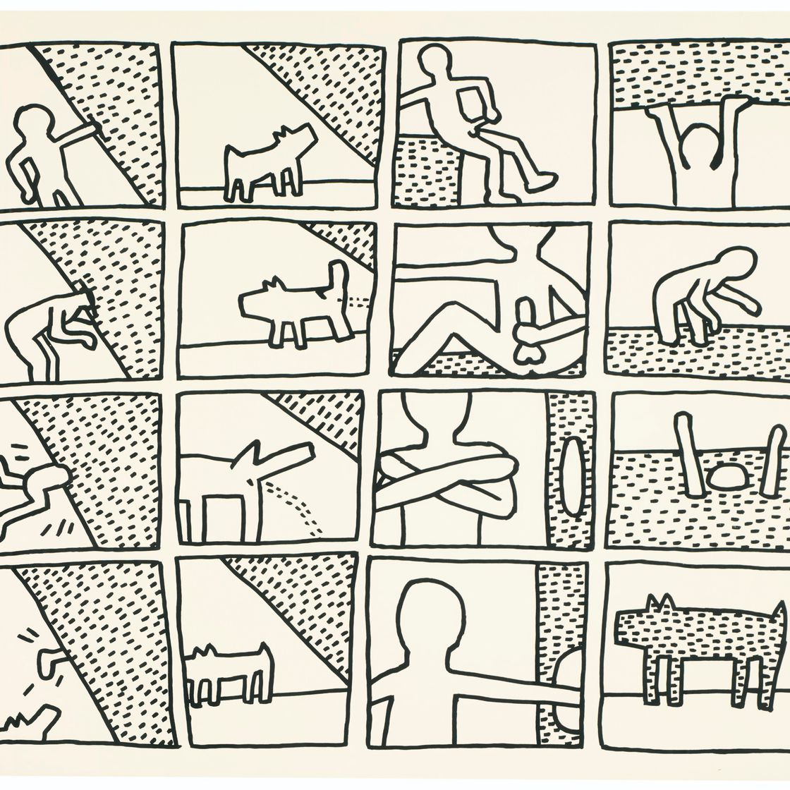 Keith Haring — Без названия , по чертежам Проекта
