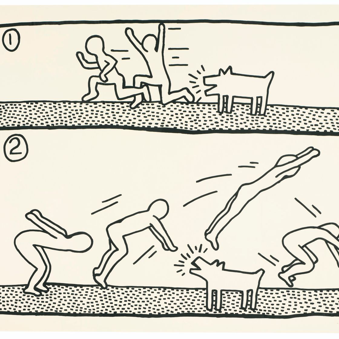 Keith Haring — Без названия , по чертежам Проекта
