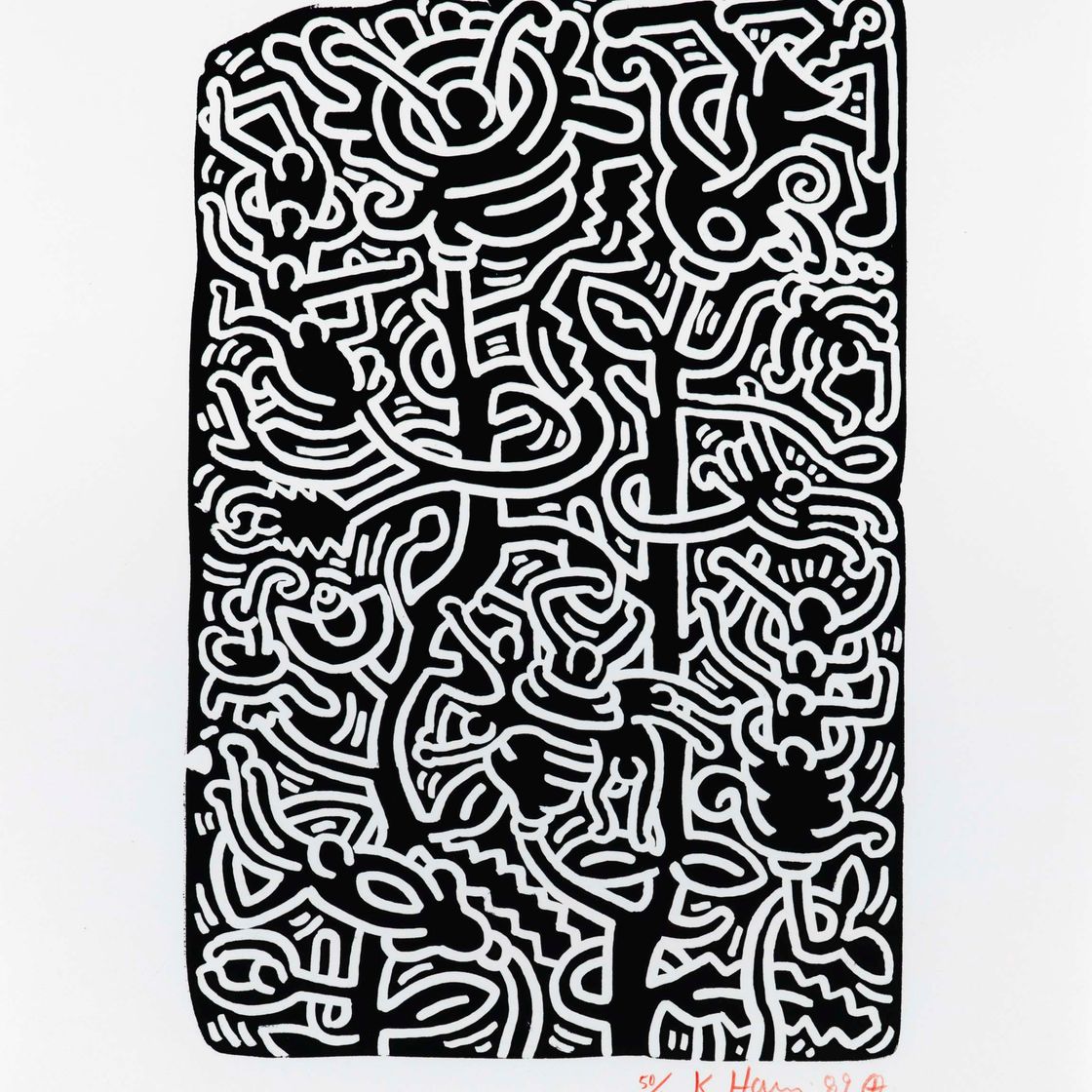 Keith Haring — Камни: одна пластина