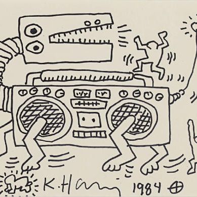 Keith Haring — Без названия