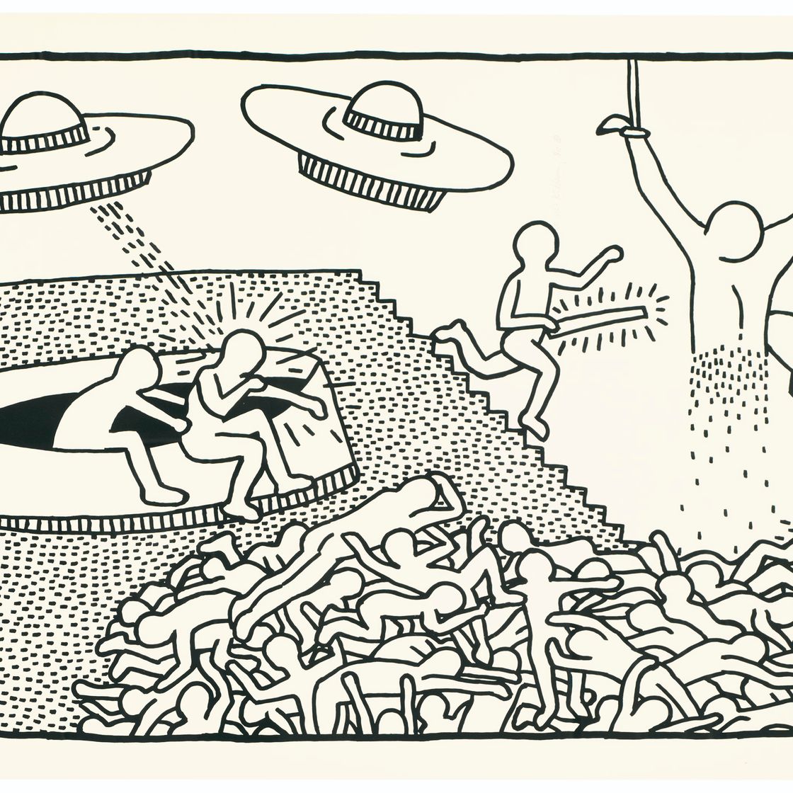 Keith Haring — Без названия , по чертежам Проекта