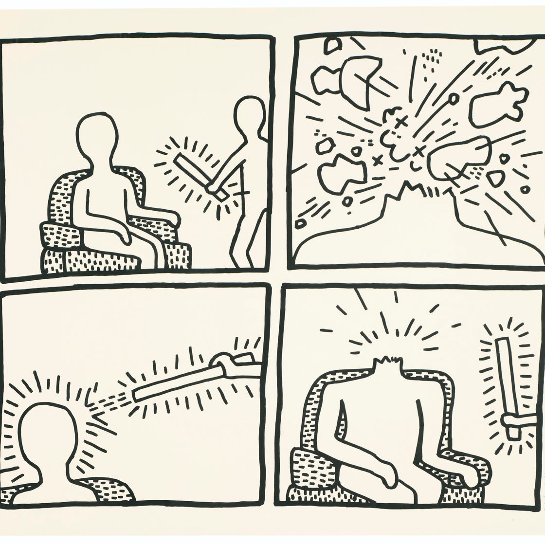 Keith Haring — Без названия , по чертежам Проекта