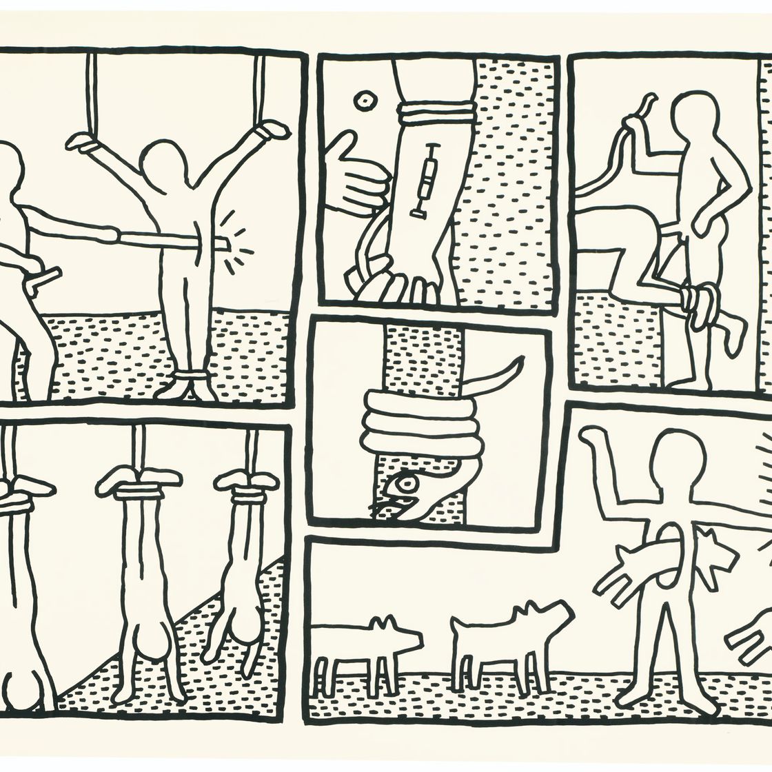 Keith Haring — Без названия , по чертежам Проекта