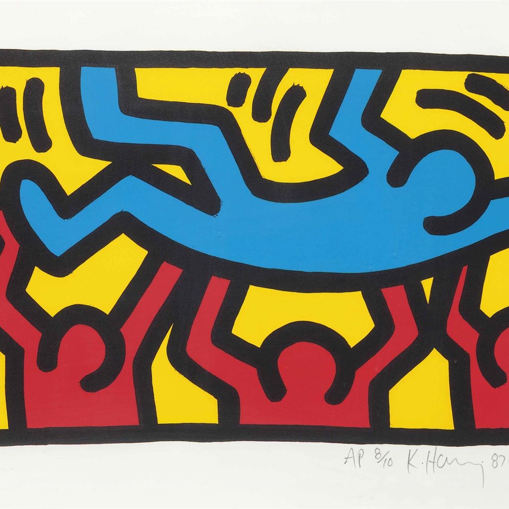 Keith Haring — Без названия : один отпечаток