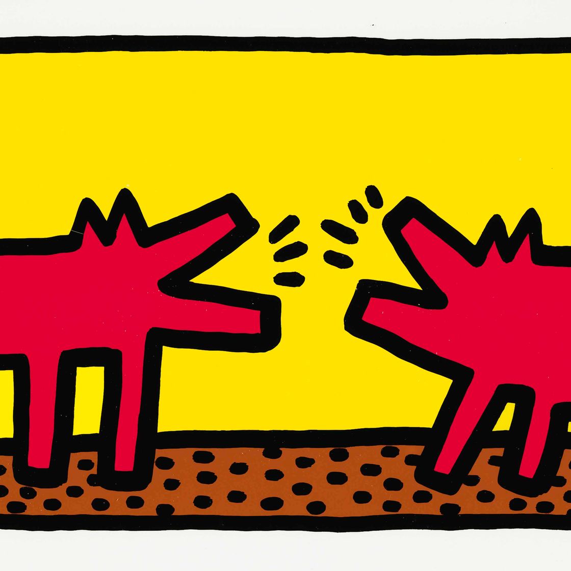 Keith Haring — Без названия, из Pop Shop IV