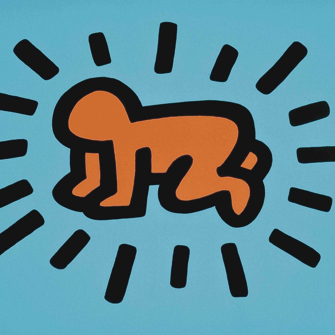 Keith Haring — Одна табличка, из икон