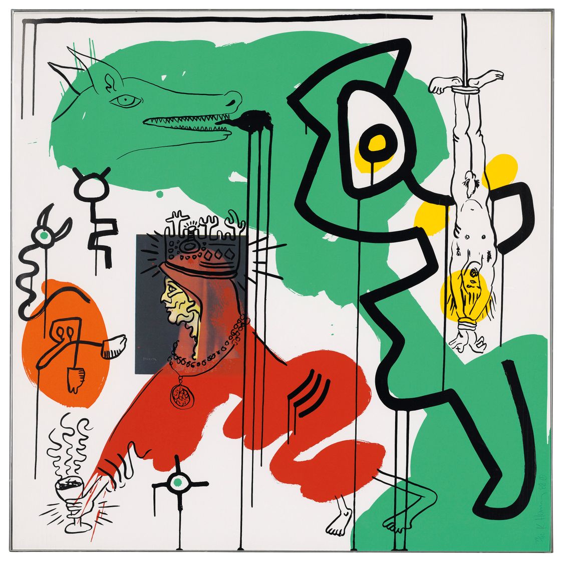 Keith Haring — Одна тарелка из фильма "Апокалипсис", изображение 2