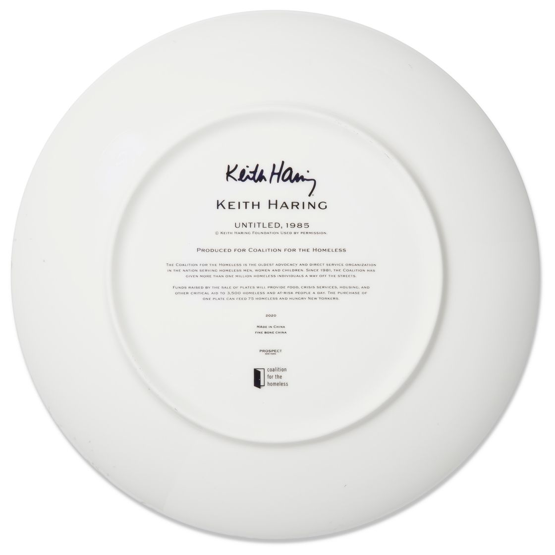 Keith Haring — Без названия, из проекта Artist Plate, изображение 2