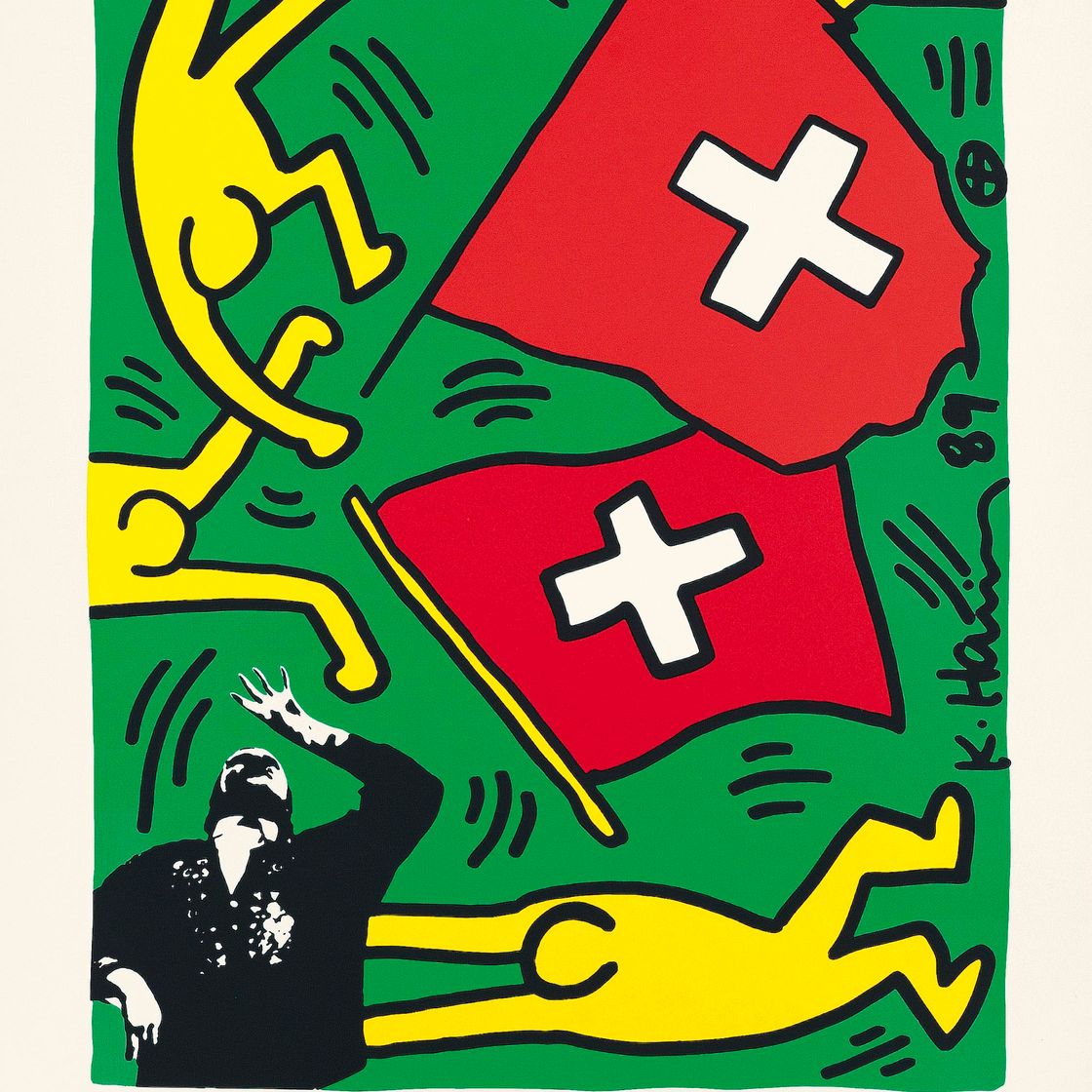 Keith Haring — 1 августа 1991 года