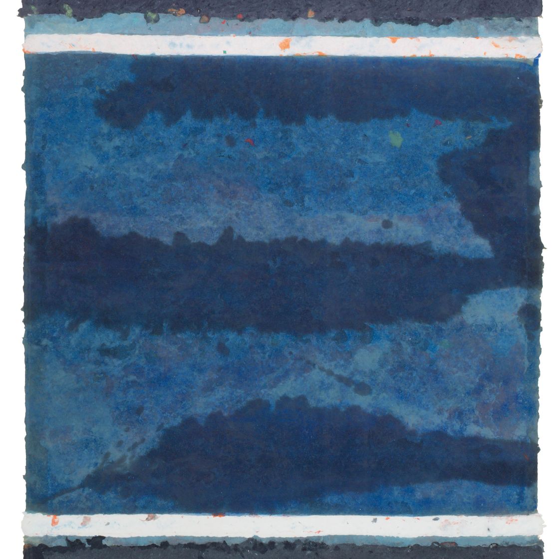 Kenneth Noland — Горизонтальные полосы III-24, из проекта "Бумага ручной работы"