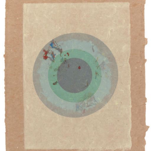 Kenneth Noland — Круг I, II-42, из проекта "Бумага ручной работы"