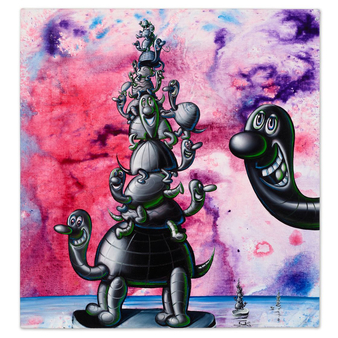 Kenny Scharf — ЧЕРЕПАШЬЯ СИЛА