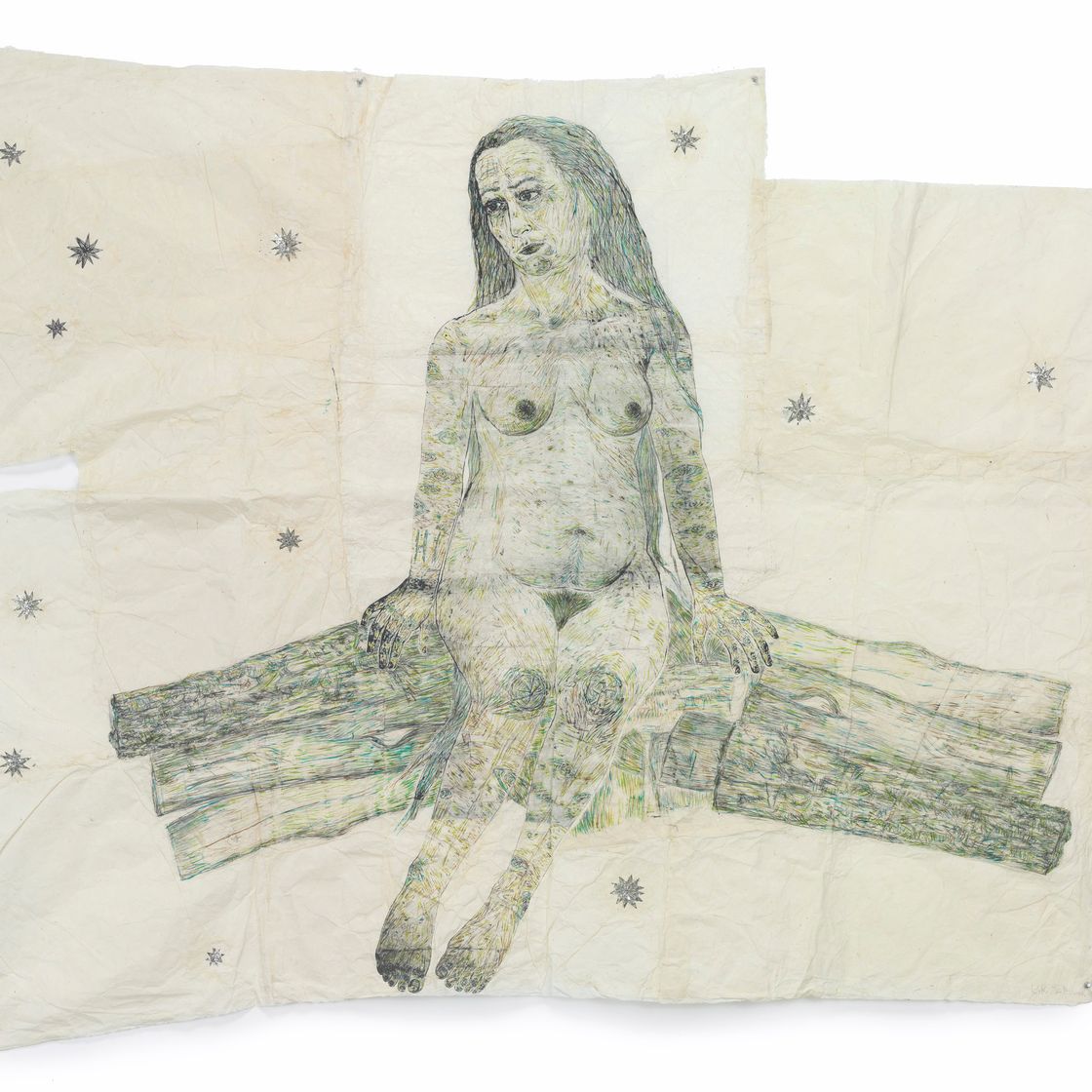 Kiki Smith — Женщина на барже