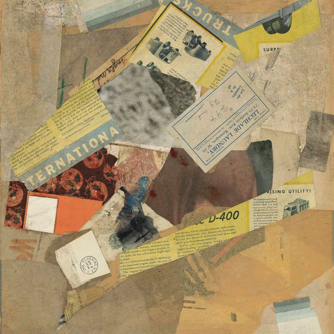 Kurt Schwitters — Без названия (Тернация)