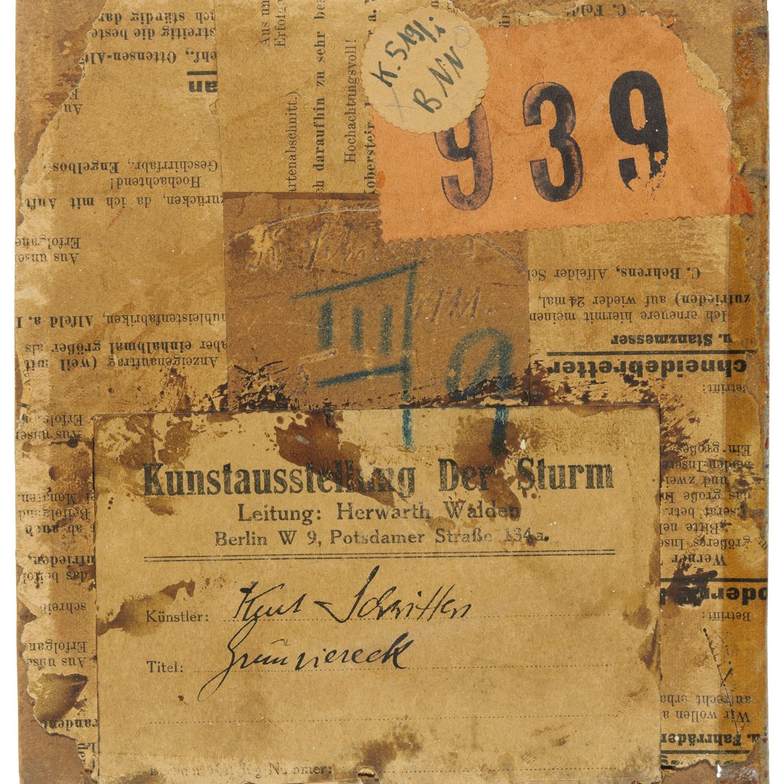 Kurt Schwitters — Грюнфирек, изображение 2
