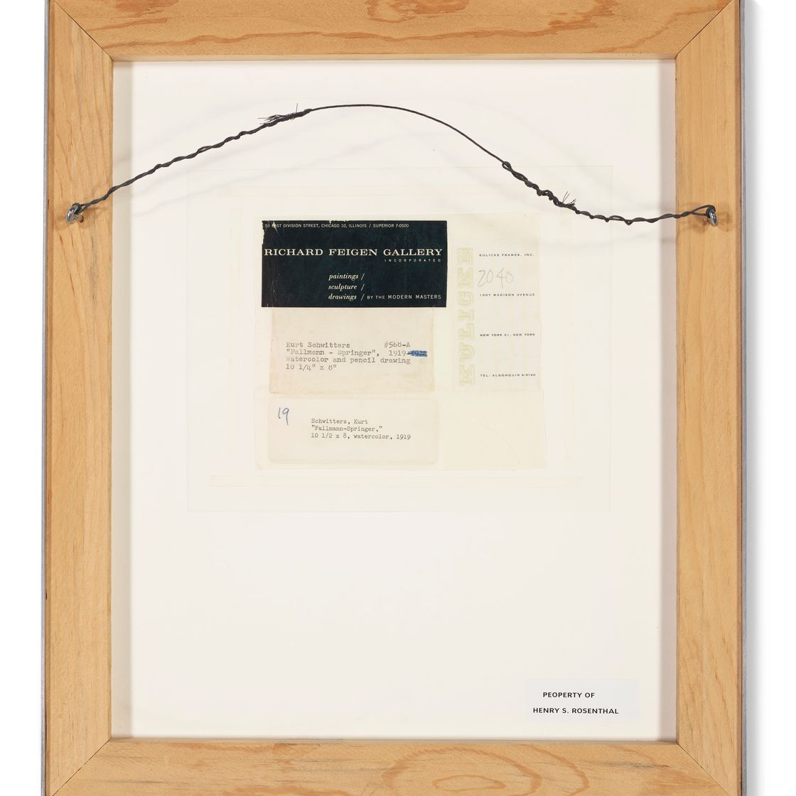 Kurt Schwitters — Aq. 34. Акварелл Фаллманн-Спрингер, изображение 3