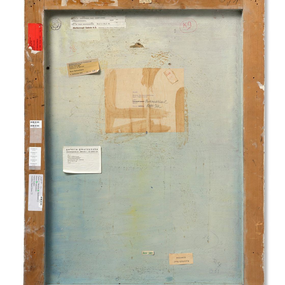 Kurt Schwitters — Скрипичный шлюссель (Рельефный мит Х. Р. и Доппельшванц), изображение 2
