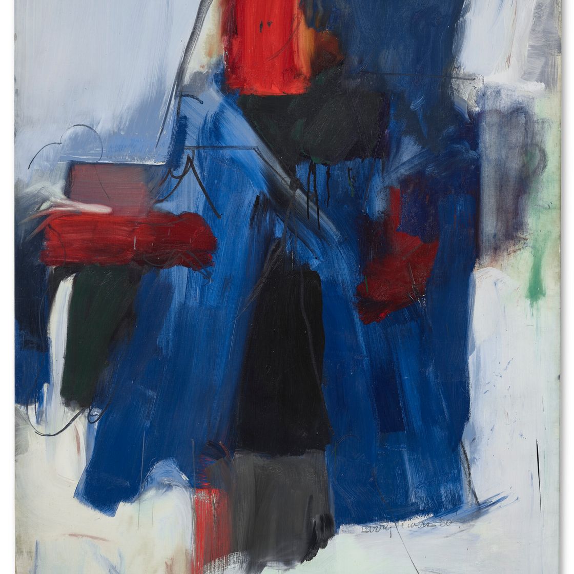 Larry Rivers — Prussian Blue Coat, изображение 1