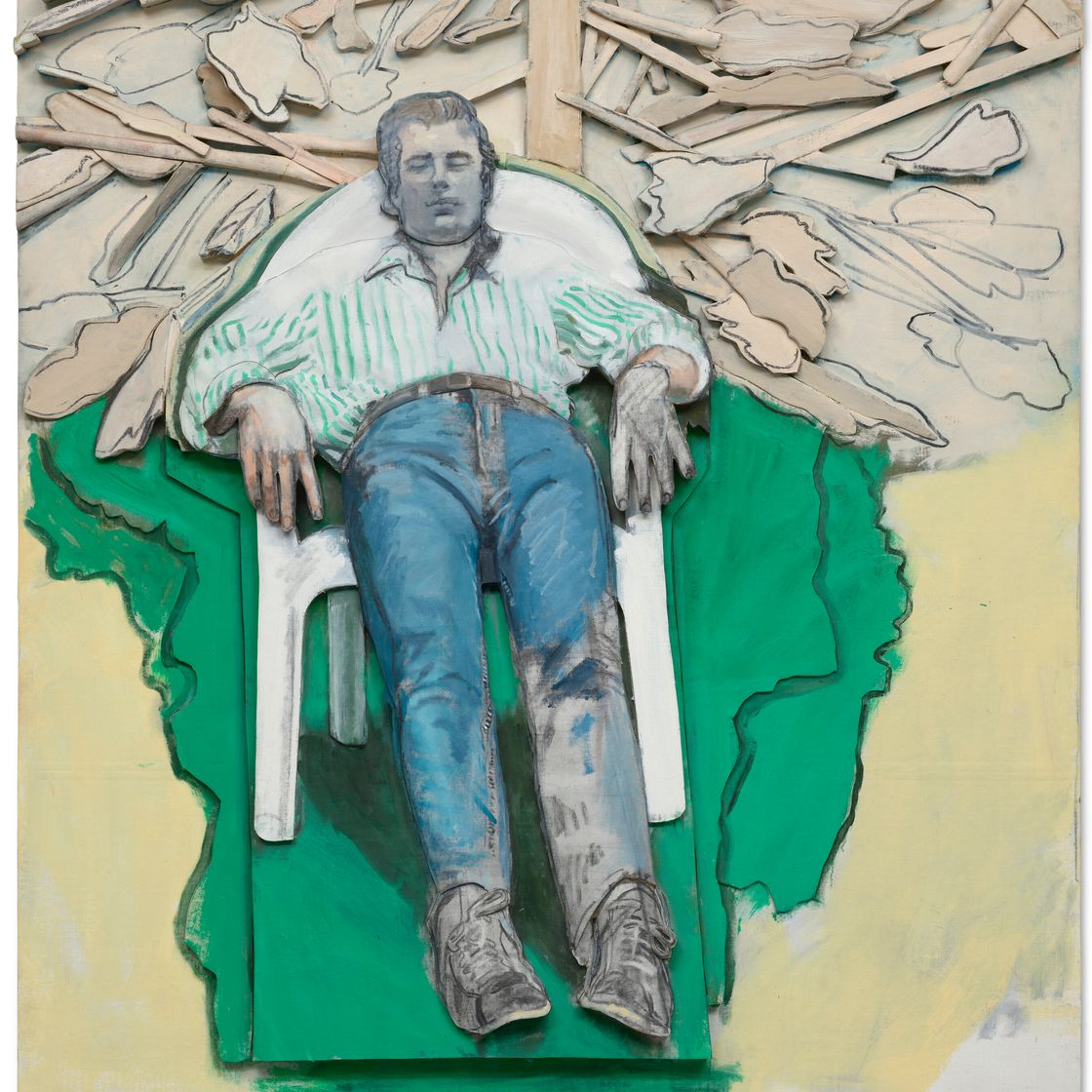 Larry Rivers — Figure and Chair: John Dreaming