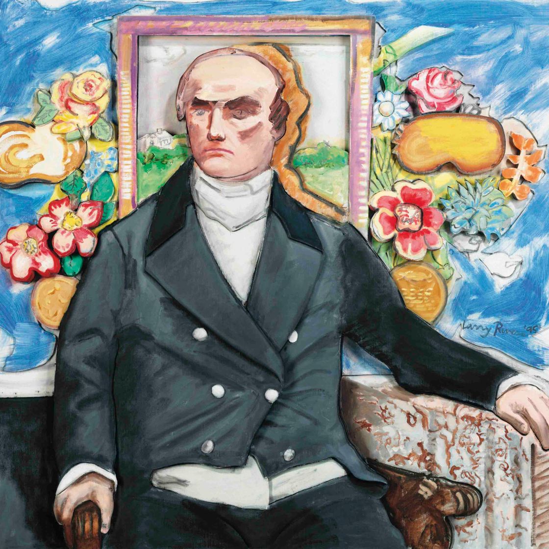 Larry Rivers — Daniel Webster and a Blue Wall