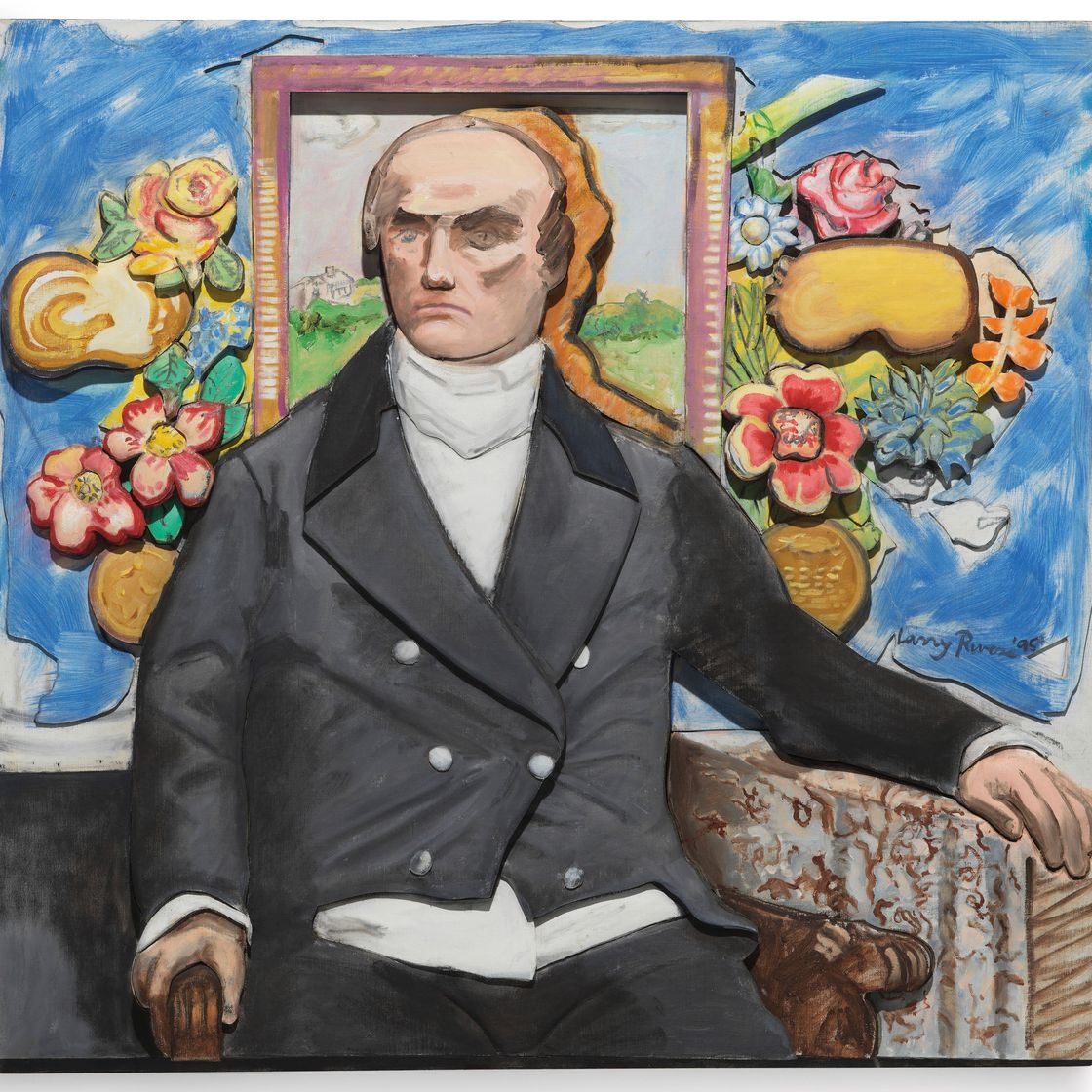 Larry Rivers — Daniel Webster and a Blue Wall