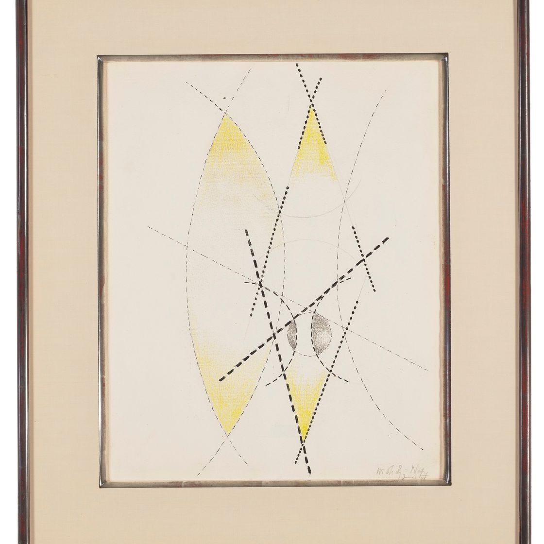 László Moholy-Nagy — Untitled (Composition, Yellow-Black), изображение 2