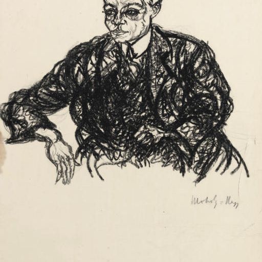 László Moholy-Nagy — Portrait of a man