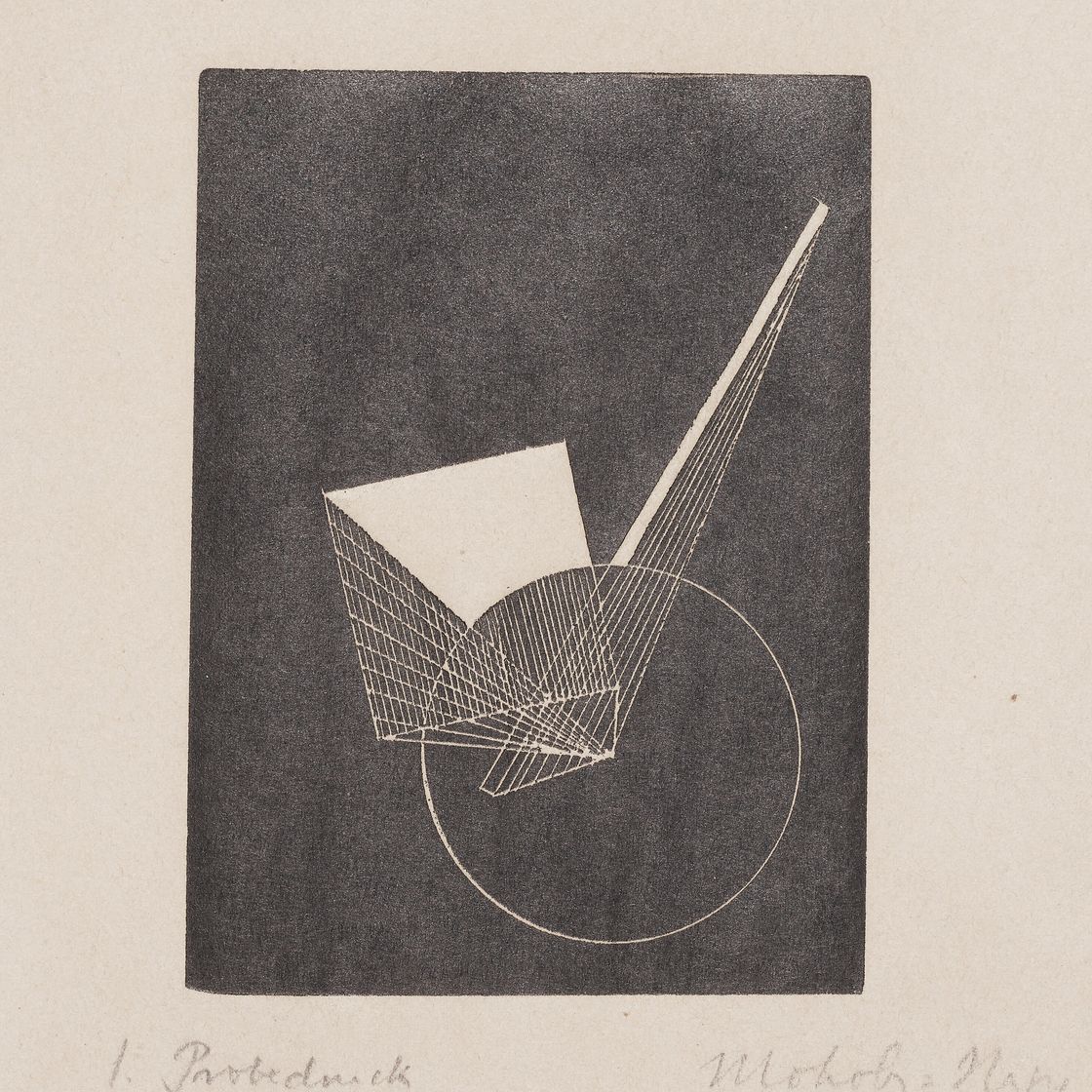 László Moholy-Nagy — Circle and Planes, изображение 1
