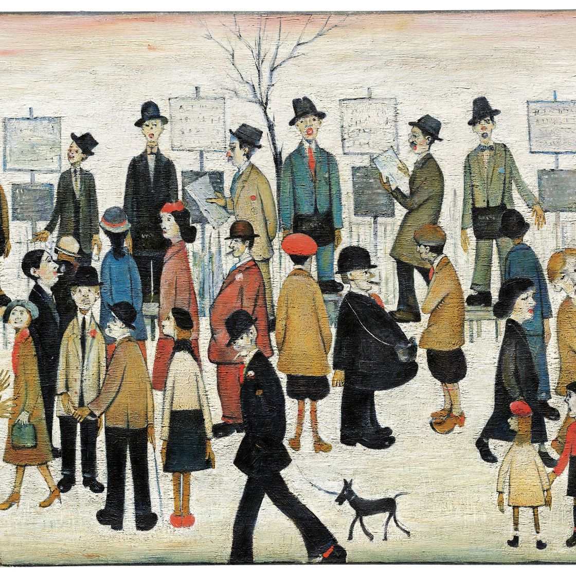 Laurence Stephen Lowry — A Northern Race Meeting