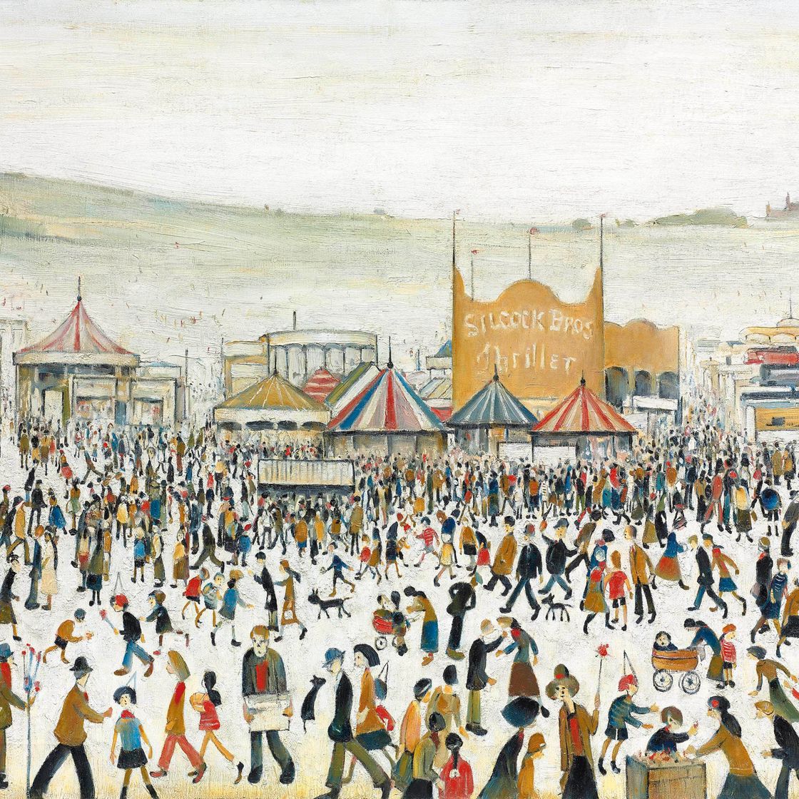 Laurence Stephen Lowry — Fun Fair at Daisy Nook