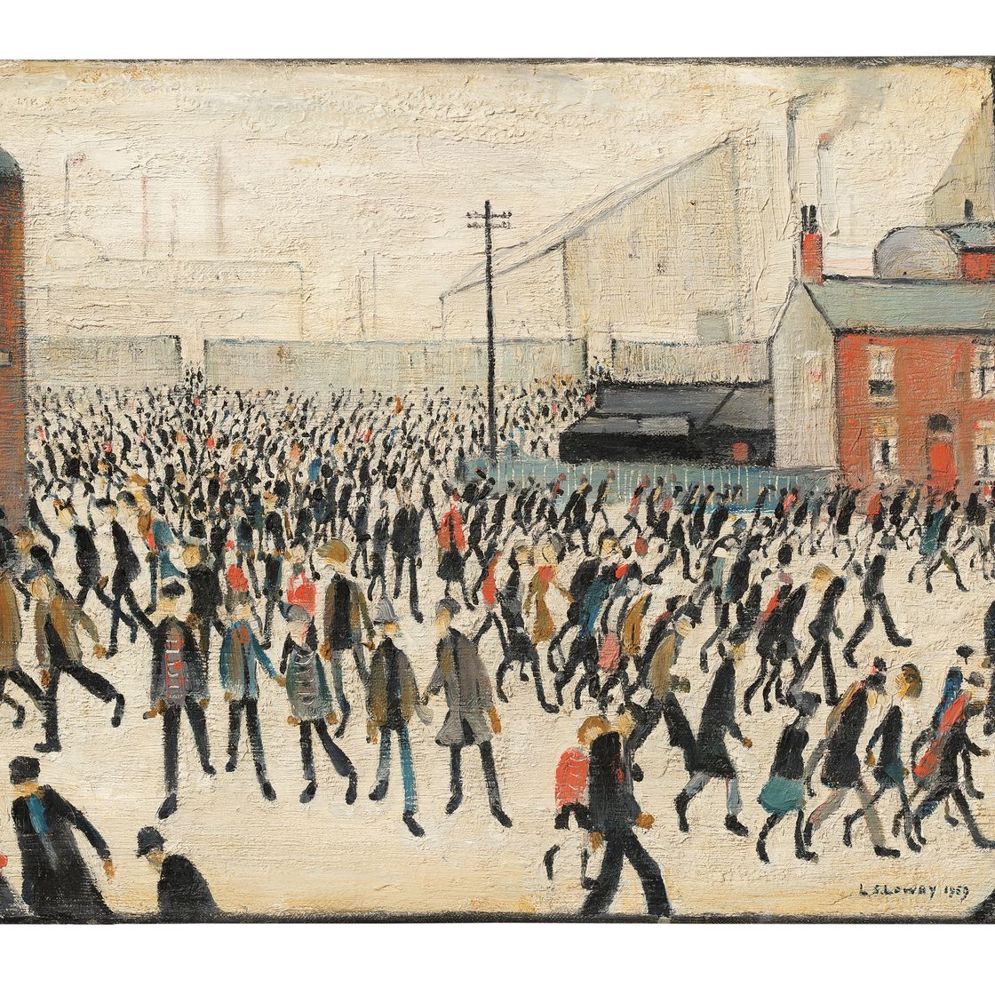 Laurence Stephen Lowry — Coming from the Match