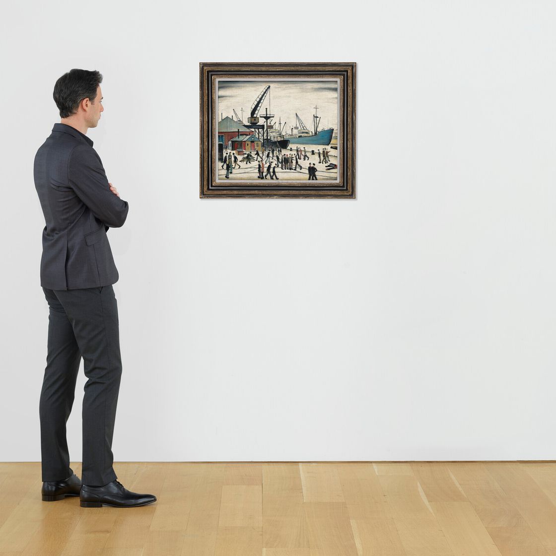 Laurence Stephen Lowry — Glasgow Docks, изображение 4