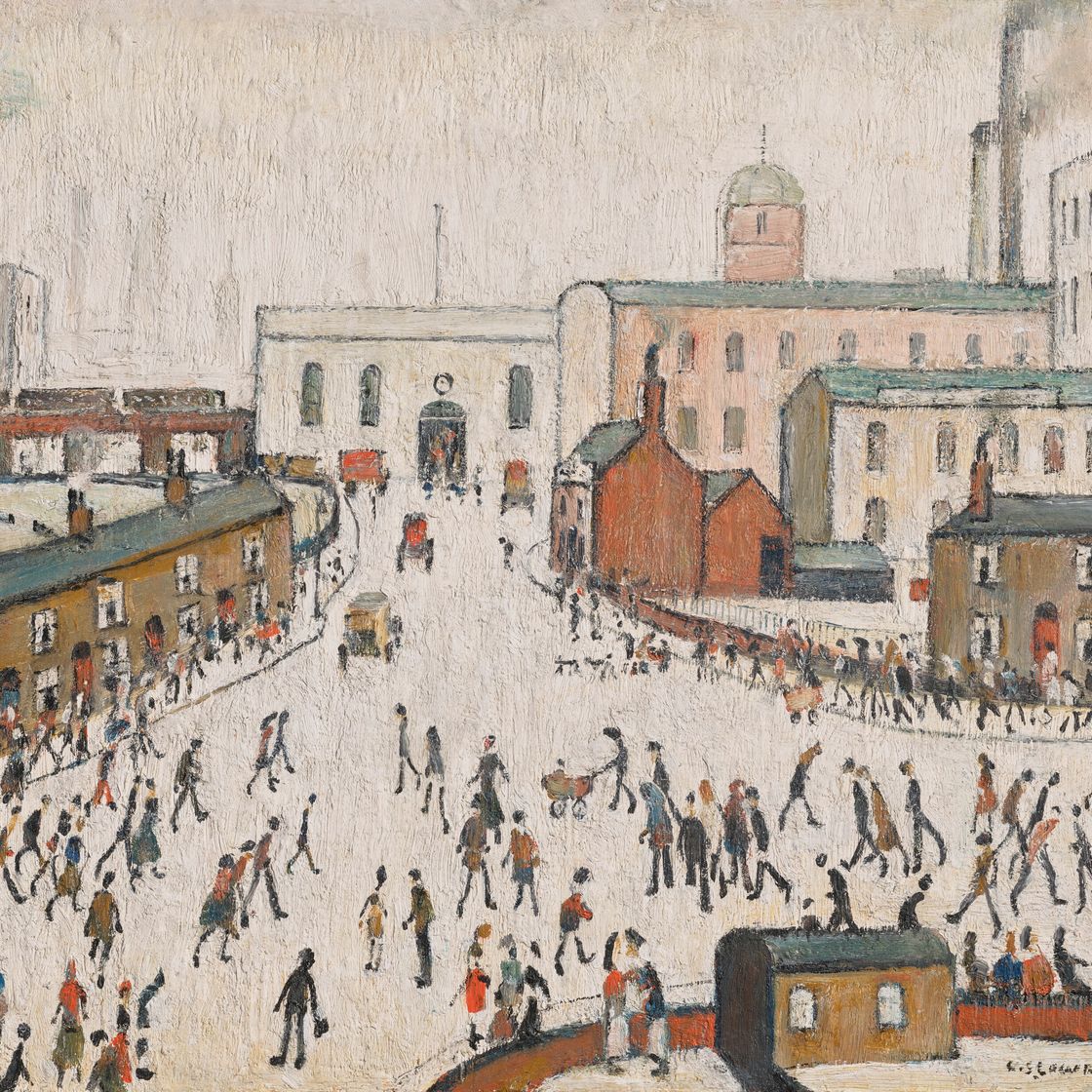 Laurence Stephen Lowry — Going to the Station, изображение 1