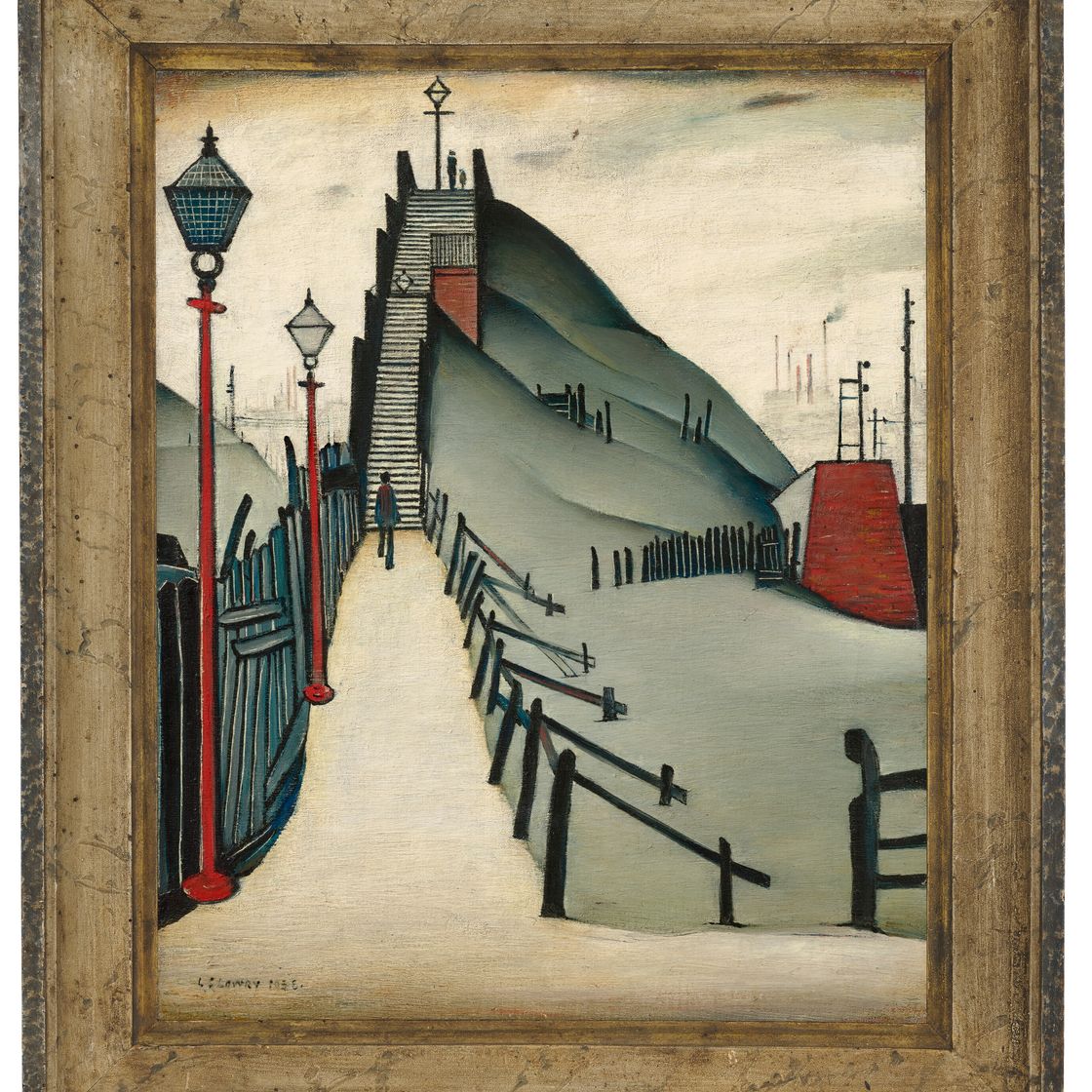 Laurence Stephen Lowry — A Footbridge, изображение 2