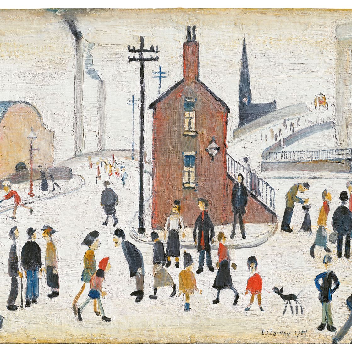 Laurence Stephen Lowry — Street Scene, изображение 1