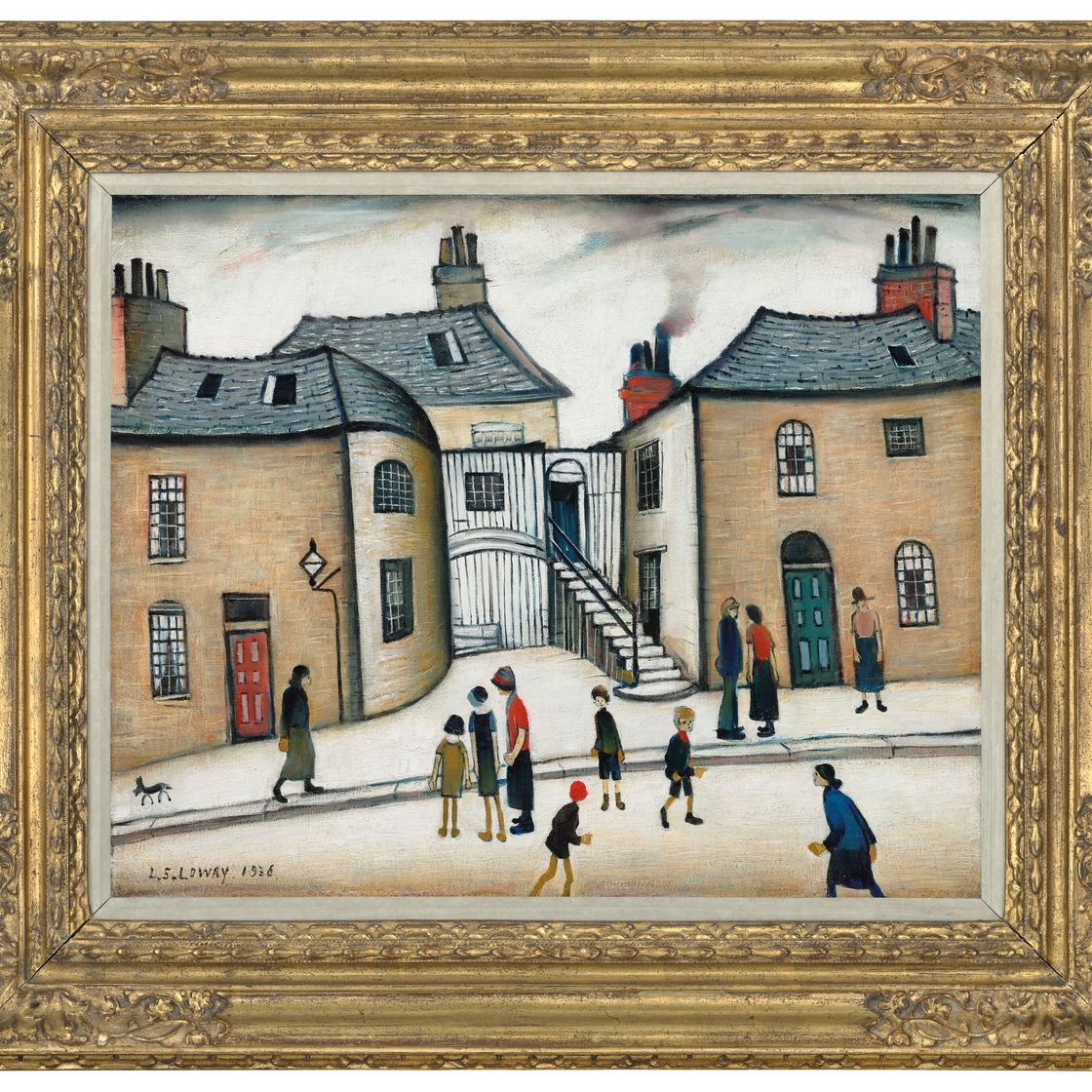 Laurence Stephen Lowry — Old Houses, Wick, изображение 2