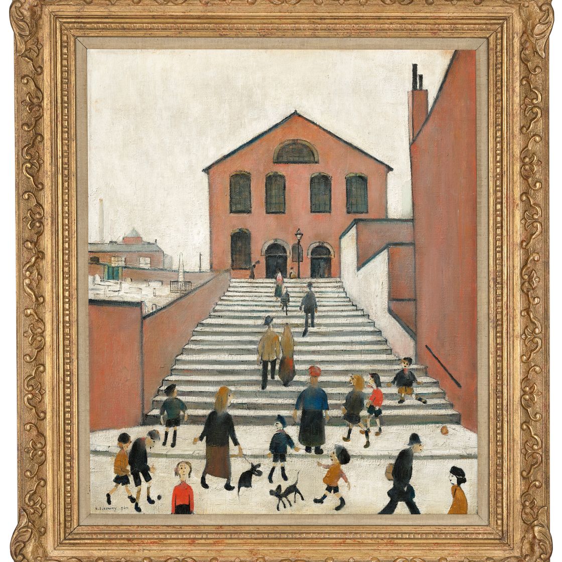 Laurence Stephen Lowry — Old Church and Steps, изображение 3