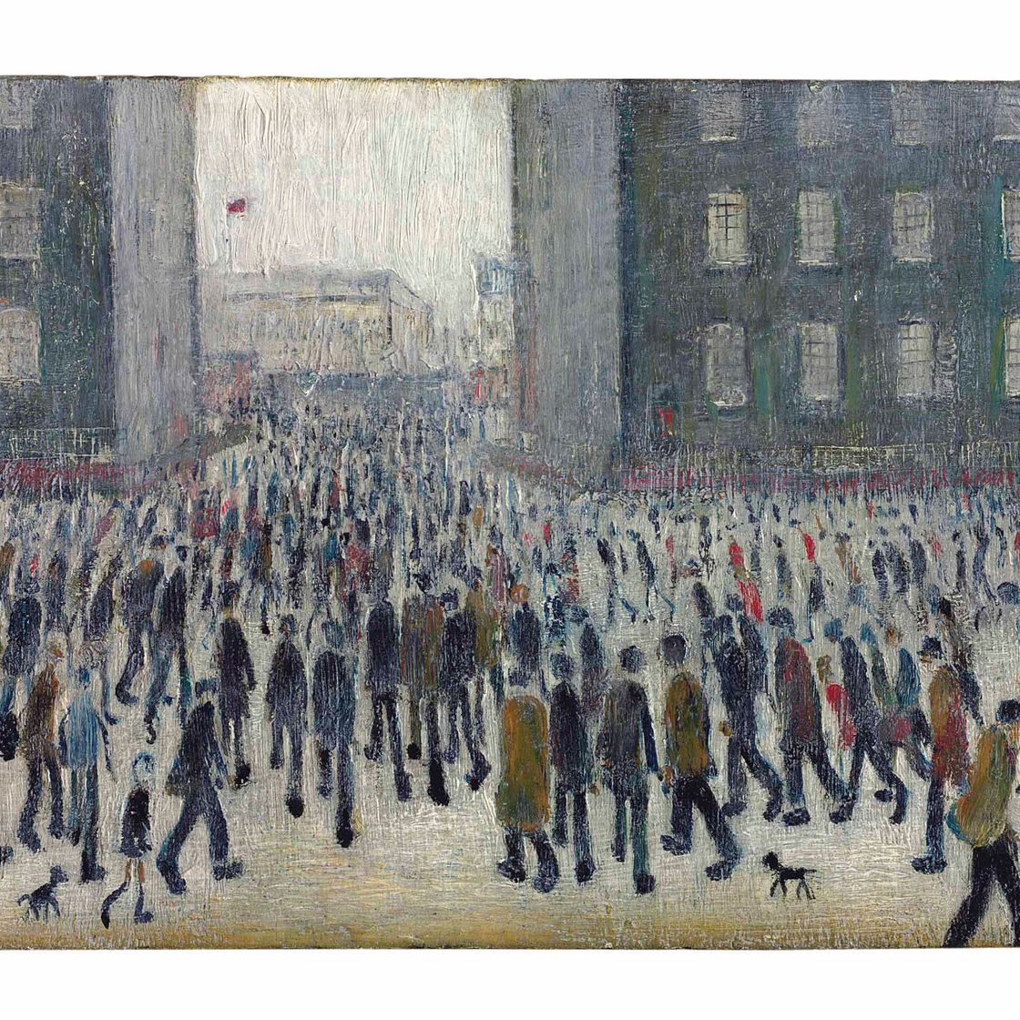 Laurence Stephen Lowry — Going to the Match
