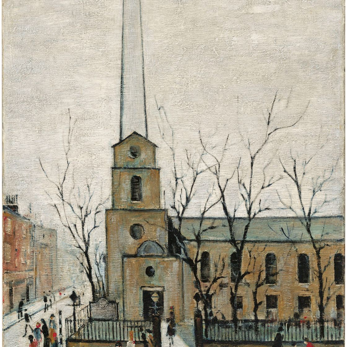 Laurence Stephen Lowry — St Luke’s Church, Old Street