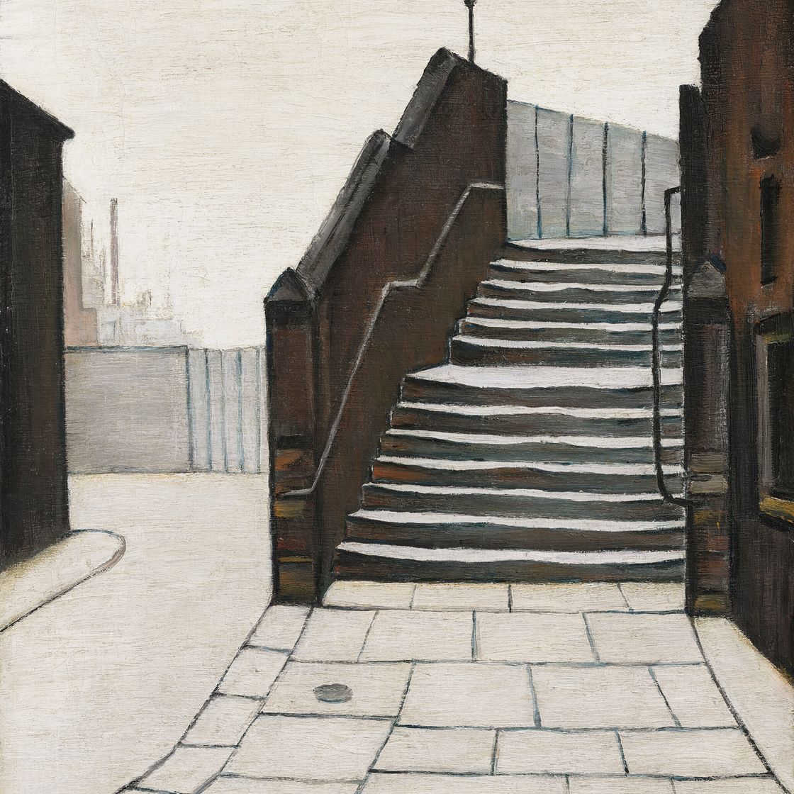Laurence Stephen Lowry — The Footbridge, изображение 1