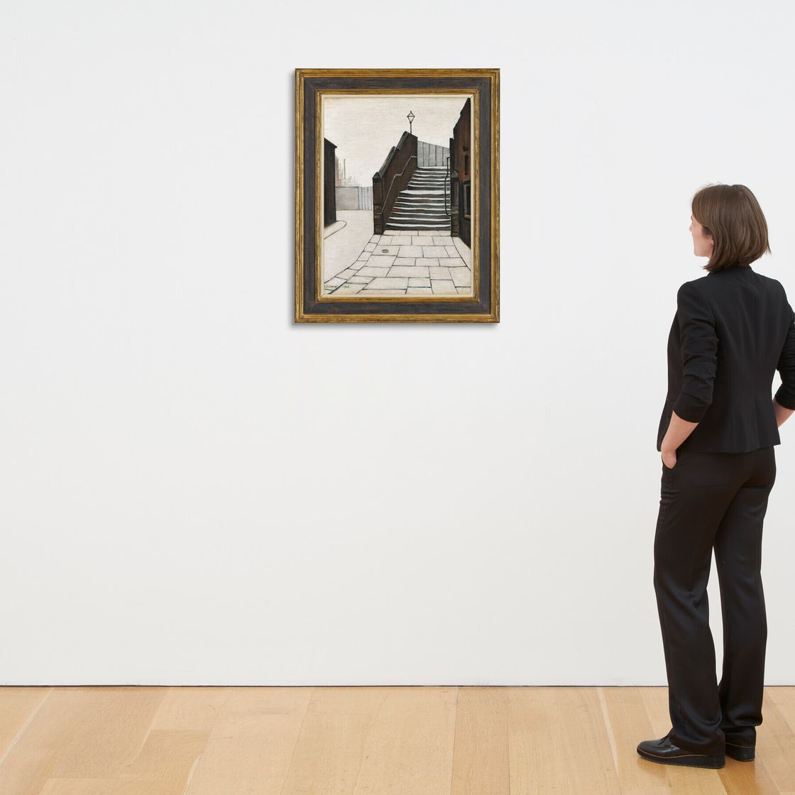 Laurence Stephen Lowry — The Footbridge, изображение 4